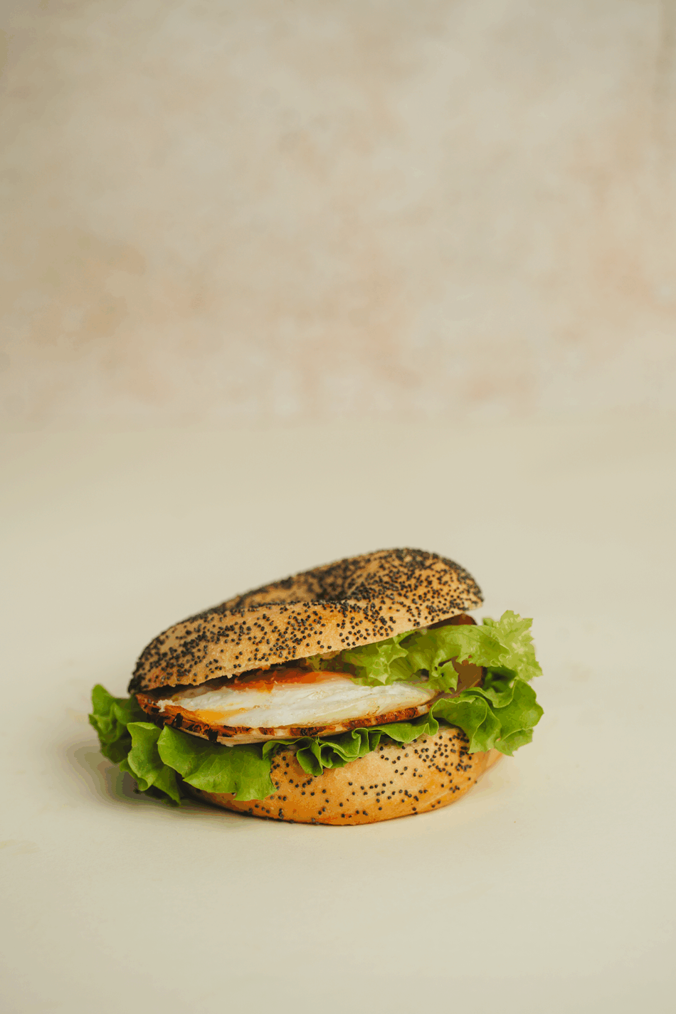 Bajgiel z wieprzowiną